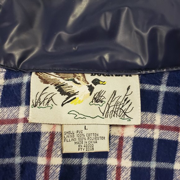 Duck Bay Rain Coat Lined with Flannel - Picture 3 of 4